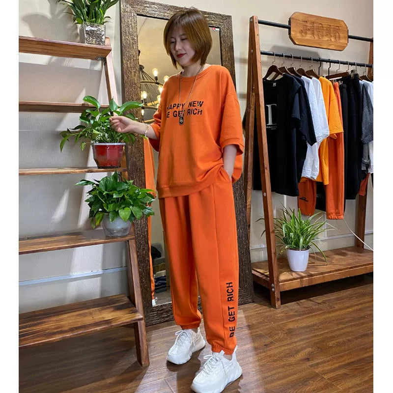 🌹【Bluză + Pantaloni】🔥 Set Sport Casual de Damă, care Combină Stilul și Confortul