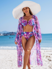 🩱🏖️【S-2XL】Bikini din trei piese, la modă și sexy, de înaltă calitate