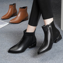 🔥【Ultimele 3 zile -50%】 Cizme elegante și rafinate cu vârf ascuțit, îți scot imediat în evidență stilul