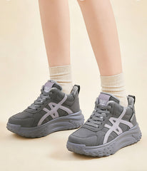 【Super-Confortabil】 Pantofi casual cu talpă moale, căptușeală din fleece și înălțare interioară