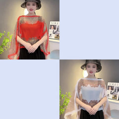 【Cumpărați 1 obțineți 1 gratuit--2 piese 】Pelerină elegantă cu broderie, stil lejer și rafinat