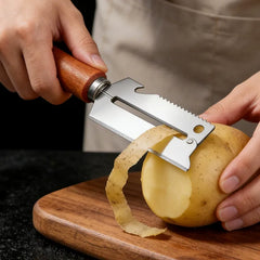 💥Cumpără unul, primește unul gratuit💥 — 🔪Decorticator multifuncțional din oțel inoxidabil, potrivit pentru legume, fructe și carne.
