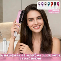 💆‍♀️💧Perie multifuncțională pentru îndreptarea părului, cu pernă de aer și masaj