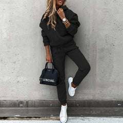 🍁【Hanorac + pantaloni】🍂 Set casual versatil și la modă｜Un set este suficient pentru o ținută completă