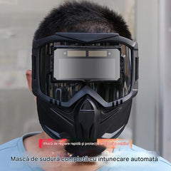 🔥Mască de sudură facială completă cu schimbare automată a luminii