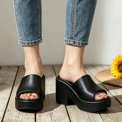 【36-41】Sandale cu platformă de 9 cm – Mărește-ți înălțimea și oferă-ți picioare de model, oferind în același timp confort maxim!