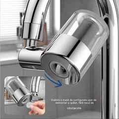 🚰🔥Extensie de protecție împotriva stropirii pentru robinetul de bucătărie, filtru universal, purificator de apă, amplificator de presiune, duză rotativă la 360°, aerator