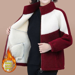 ❄️Geacă de iarnă nouă din fleece multicolor