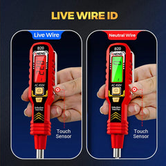 🔥Cel mai bine vândut produs al magazinului⚡Tester inteligent de curent electric fără contact, cu ecran LCD