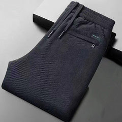 Pantaloni lungi casual pentru bărbați, din catifea reiată, confortabili și ușor de asortat