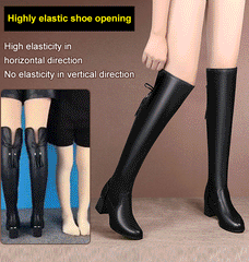 👢【35-41】Cizme lungi super elastice tip șosetă