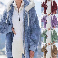☃️Ofertă pe durată limitată❄️Jachetă groasă de damă din fleece, extra moale!