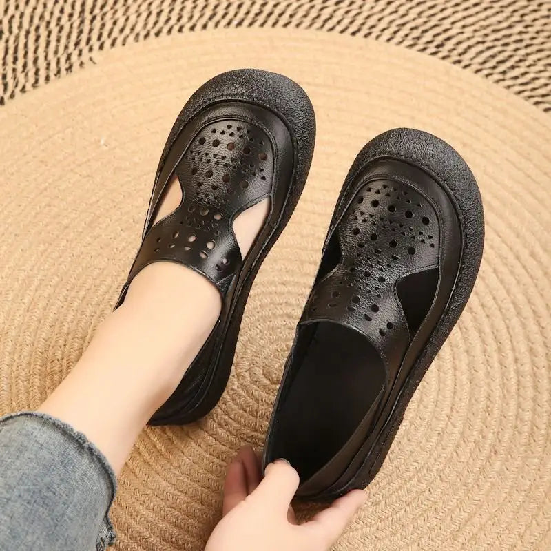 Pantofi Casual de Vară cu Decupaje: Talpă Ultra-Moale Flexibilă, Super Respirabili & Șic, Mărimi 36-40