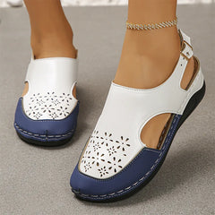 👡Sandale Fashion cu Design Perforat Respirabil și Talpă Moale