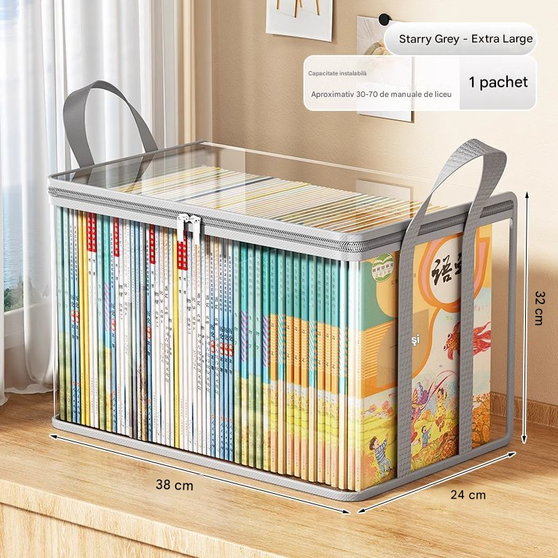 📦 【Pachet de 3】Geantă de depozitare mare, ranforsată, durabilă, transparentă, din PVC, perfectă pentru depozitarea hainelor, mutarea și organizarea obiectelor.